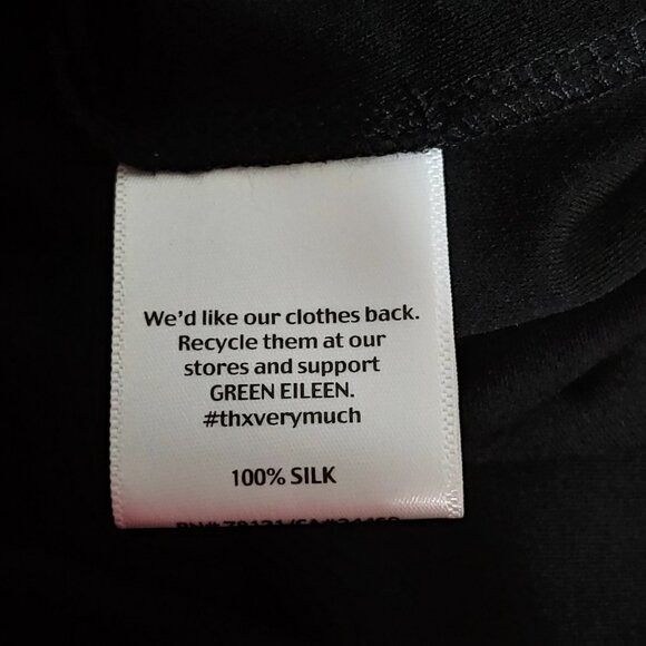 EILEEN FISHER  STRETCH SILK JERSEY SHELL TUNIC TANK Small - Picture 5 of 5